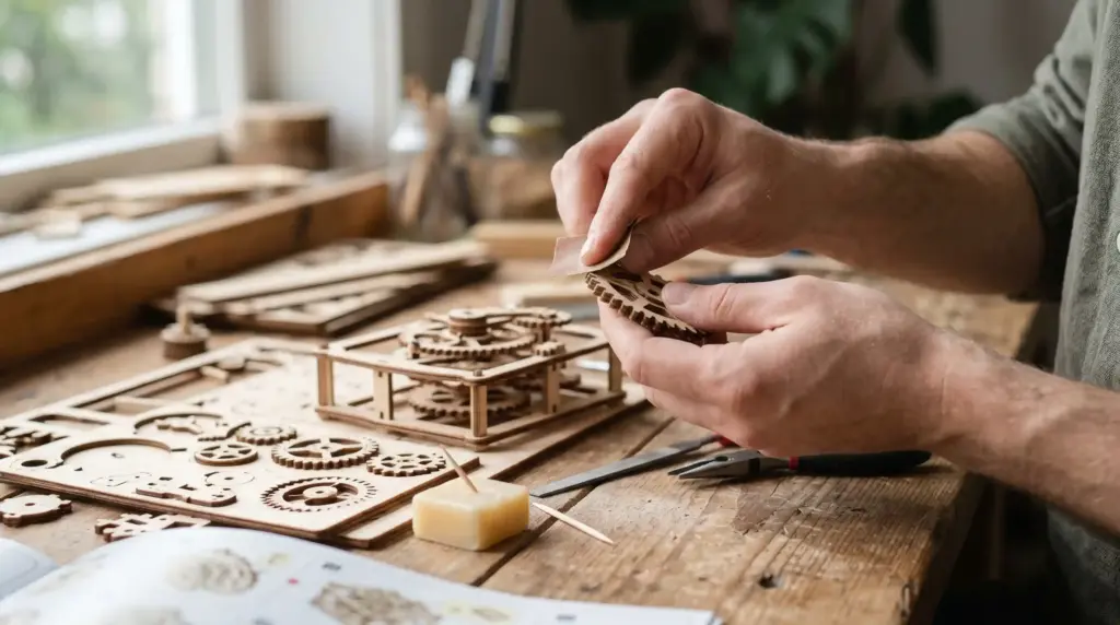 How to build 3d wooden puzzles with sanding techniques