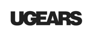 Ugears logo – mechanical wooden models and 3D puzzle brand
